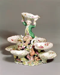 Centre de table Derby, 1760-65